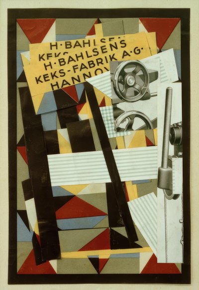 ogień kex-fabric autorstwa Kurt Schwitters