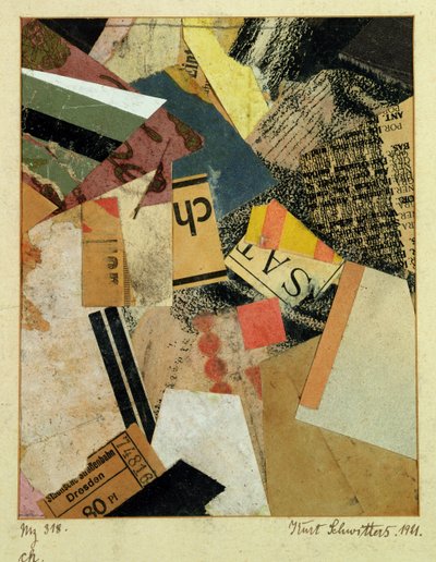 MZ 318 CH., 1921 autorstwa Kurt Schwitters