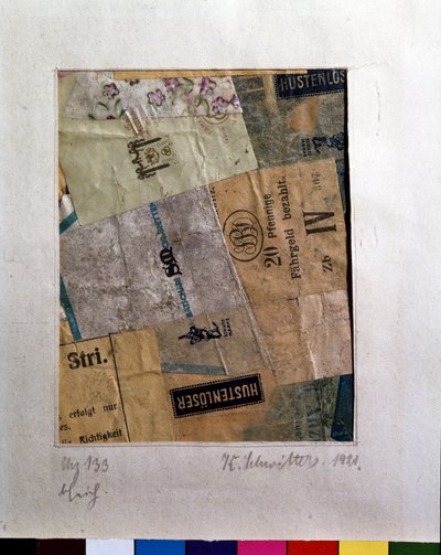 Merz 133 (Kolaż autorstwa Kurt Schwitters