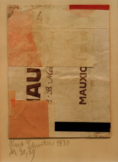 rozproszone0,39 autorstwa Kurt Schwitters