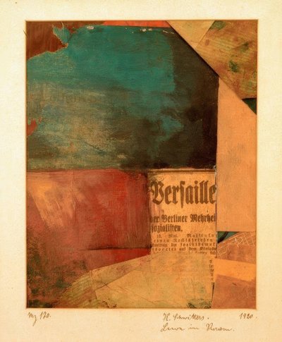 Mz 180. Pustka w przestrzeni autorstwa Kurt Schwitters