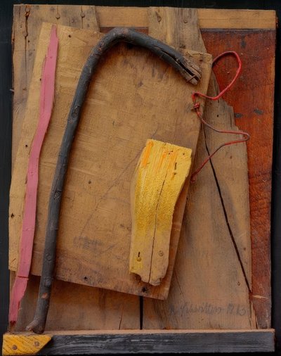 Bez tytułu (zdjęcie Merz różowo-żółte) autorstwa Kurt Schwitters