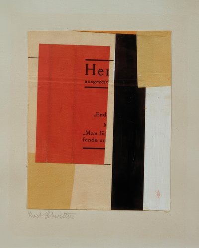 Nieuprawny autorstwa Kurt Schwitters