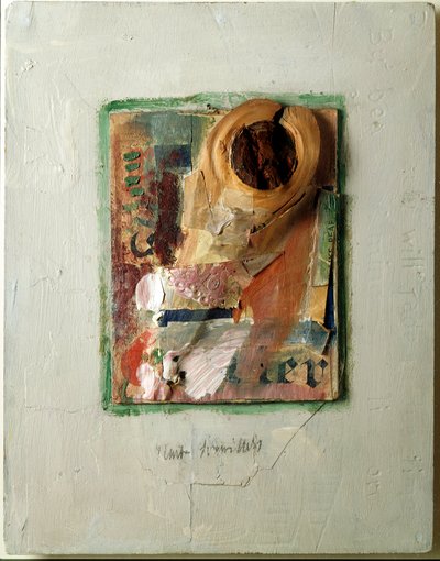 Gruszka Collage Kurta Schwittersa (1887-1948) 1938 Ze zbiorów prywatnych autorstwa Kurt Schwitters
