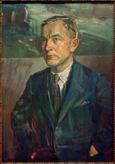 Portret Alfa Schultesa autorstwa Kurt Schwitters