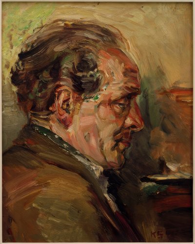 Portret rzeźbiarza Charoux autorstwa Kurt Schwitters