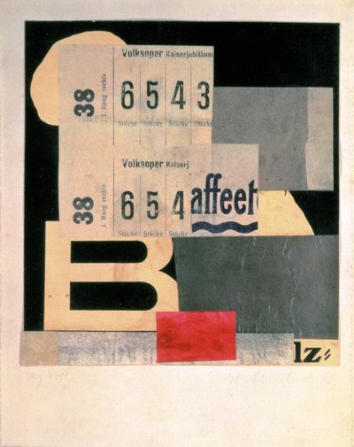 Nieznany obraz autorstwa Kurt Schwitters