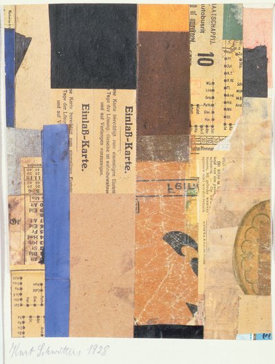 Bez tytułu, 1928 autorstwa Kurt Schwitters