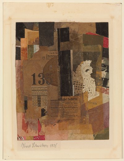 Nieuprawny; Bez tytułu, 1928 autorstwa Kurt Schwitters