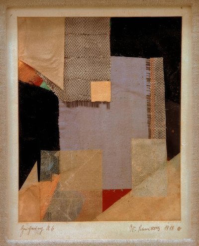 Rysunek A 6 autorstwa Kurt Schwitters