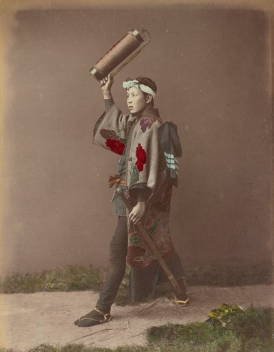 Fire Man autorstwa Kusakabe Kimbei