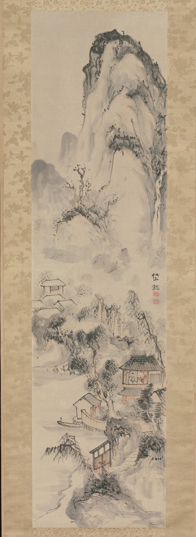 Krajobraz, XVIII wiek. autorstwa Kushiro Unsen