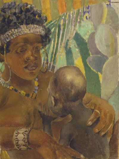 Murzynka, 1907 autorstwa Kuzma Sergeevich Petrov Vodkin