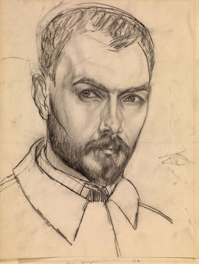 Autoportret, ok. 1913 autorstwa Kuzma Sergeevich Petrov Vodkin