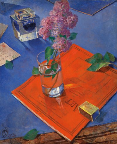 Martwa natura z bzem, 1928. autorstwa Kuzma Sergeevich Petrov Vodkin