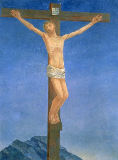 Ukrzyżowanie, 1923 autorstwa Kuzma Sergeevich Petrov Vodkin