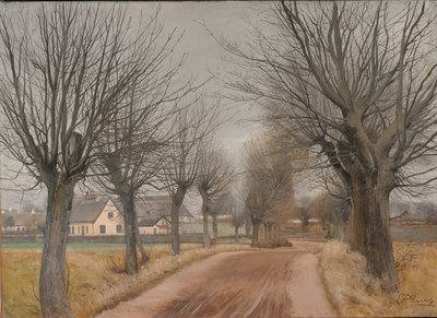 Droga w pobliżu Vinderød, Zelandia autorstwa Laurits Andersen Ring