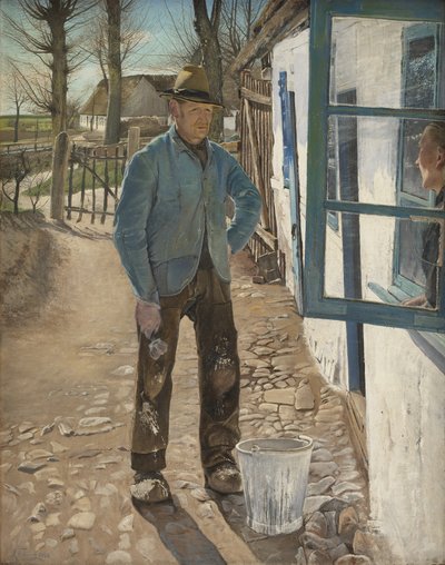 Bielenie Starego Domu autorstwa Laurits Andersen Ring