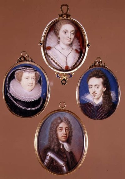William, 2. Lord Gray of Rolleston i 6. Baron North, Lady of the North i Dudley, 3. Lord North autorstwa L.I. and Hoskins J. Arlaud