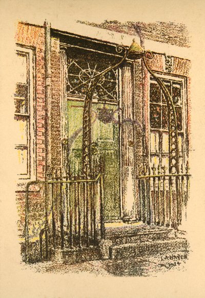 Brama Królowej Anny, Londyn, 1924. autorstwa L. A. Hayes