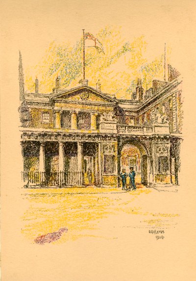 Admiralicja, Whitehall, Londyn, 1924. autorstwa L. A. Hayes