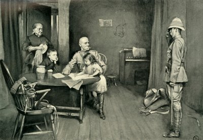 Lord Roberts w Orange Grove Inn: charakterystyczny incydent, 1901. autorstwa L. Daviel