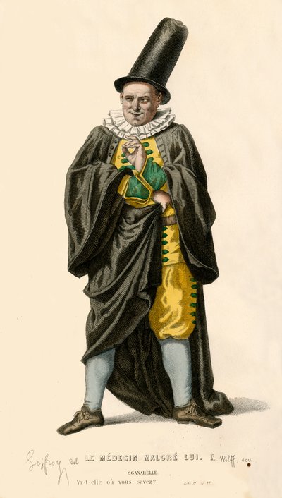 Sganarelle, 1868. autorstwa L. Wolff