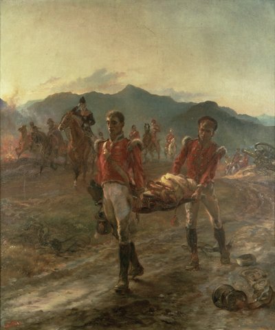 Ranek po bitwie pod Talaverą (1809) autorstwa Lady Butler