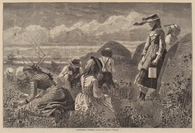 Zbieranie jagód autorstwa Lagarde after Winslow Homer