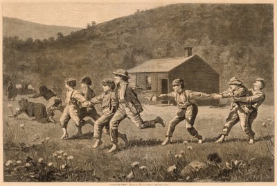 Łap-the-Whip autorstwa Lagarde after Winslow Homer