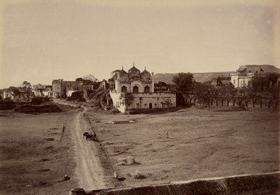 Prywatny meczet Aurangzebe, Aurangabad autorstwa Lala Deen Dayal