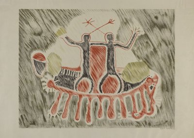 Petroglyph - Postacie ludzkie autorstwa Lala Eve Rivol