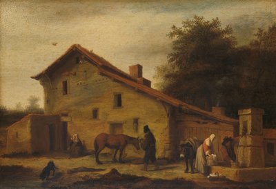 Karczma w sąsiedztwie Nantes autorstwa Lambert Doomer