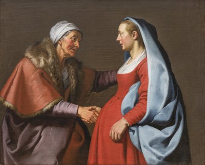 Nawiedzenie (olej na płótnie) autorstwa Lambert Jacobsz or Jacobs