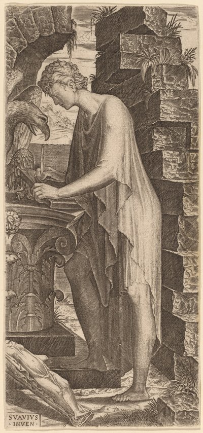 Św. Jan Ewangelista autorstwa Lambert Suavius