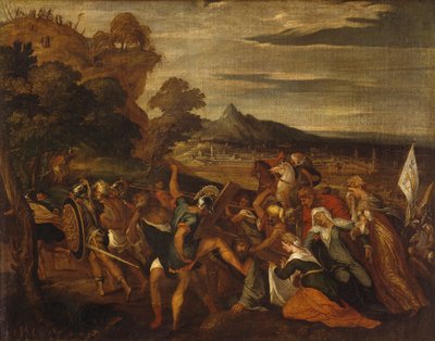 Droga na Kalwarię Lamberta Sustrisa (ok. 1515-po 1560) autorstwa Lambert Sustris