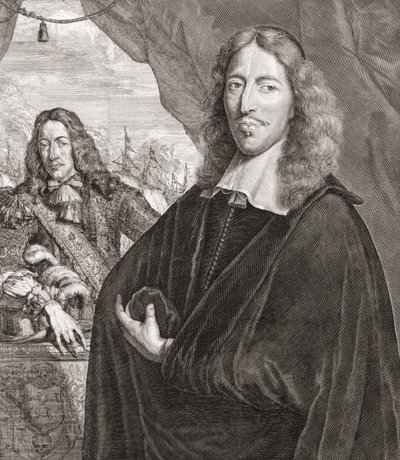 Johan de Witt aka Jan de Witt (po prawej) i jego brat Cornelis de Witt. autorstwa Lambert de Visscher