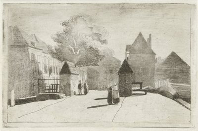 Pejzaż miejski autorstwa Lambertus  Hardenberg