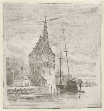 Wieża na wodzie autorstwa Lambertus  Hardenberg