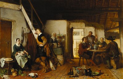 Podejście kawalerskie, 1867 autorstwa Lambertus Lingeman