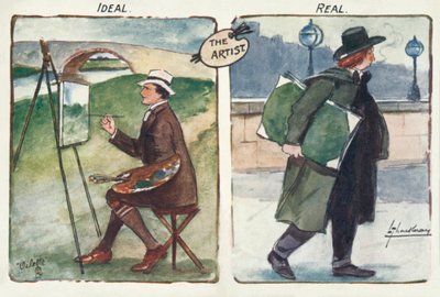 Idealny i prawdziwy (druk kolorowy) autorstwa Lance Thackeray