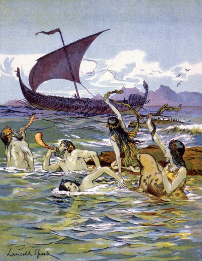 Jazon i złote runo, ok. 1900 r. (ilustracja) autorstwa Lancelot Speed