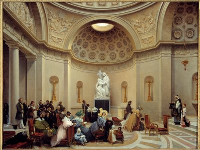 Ceremonia w kaplicy przebłagania w 1835 r. (kaplica paryska przy rue Pasquier 29 w 8. dzielnicy). Obraz Theodore Turpin De Crisse (1782-1859) autorstwa Lancelot Théodore Turpin de Crissé de Crissé