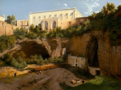 Widok willi, Pizzofalcone, Neapol, ok. godz. 1819. autorstwa Lancelot Théodore Turpin de Crissé de Crissé
