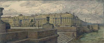 Plac Senacki w Petersburgu, 1904 autorstwa Lanceray