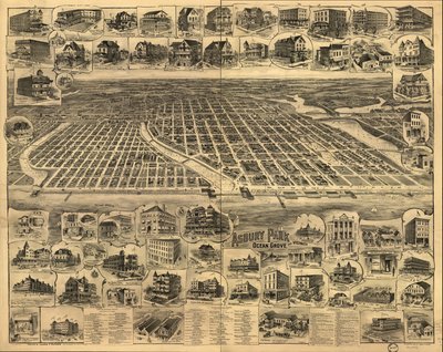 Asbury Park, Ocean Grove i okolice, New Jersey 1897. autorstwa Landis And Hughes