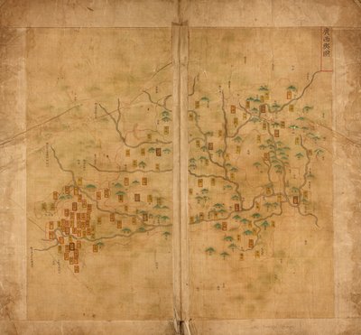 [mapa tamowania ryb]. autorstwa Langdon Warner