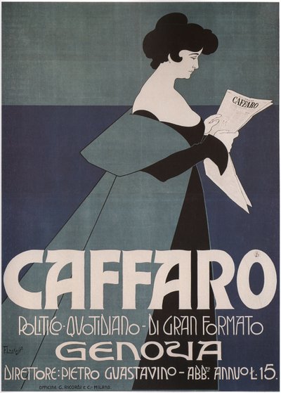 Gazeta Caffaro Genua, 1901 autorstwa Laskowski