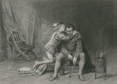 Książę Artur i Hubert, król Jan autorstwa Laslett John Pott
