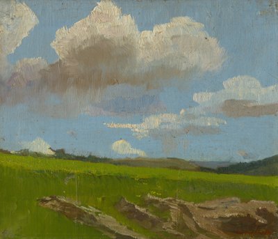 Krajobraz z chmurami, 1890-1910 autorstwa Laszlo Mednyanszky